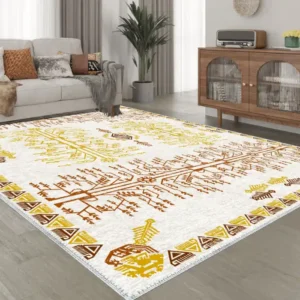Tigris Yellow & Orange Turkish Rugs image 3