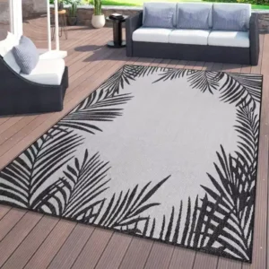 Tropical Floral Outdoor Rug