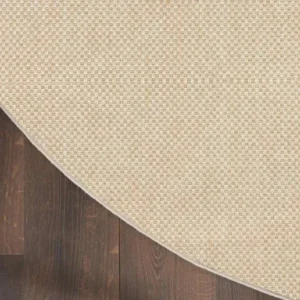 Tulum Basketweave Solid Round Rug img 2