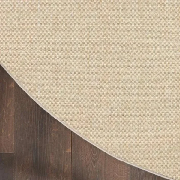 Tulum Basketweave Solid Round Rug img 2