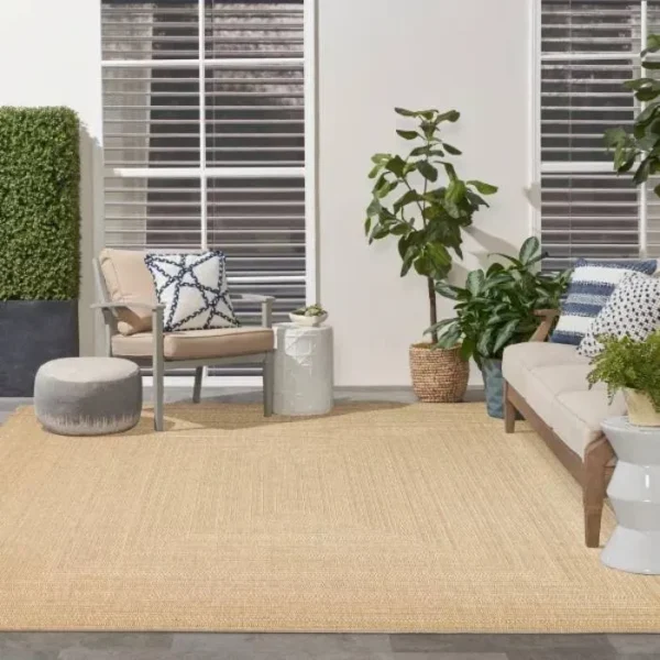 Tulum Bordered Outdoor Rug