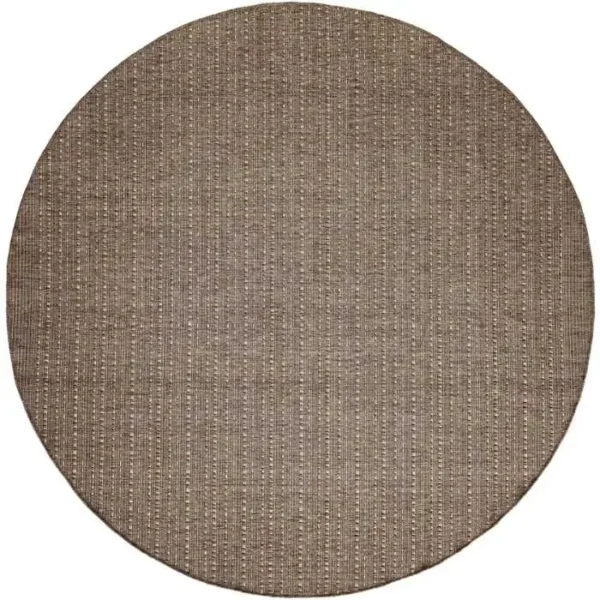 Tulum Striped Indoor Round Rug img 4