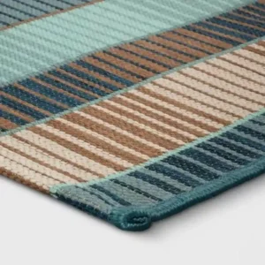 Vertical Stripes Outdoor Rug img 1