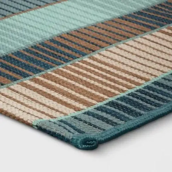 Vertical Stripes Outdoor Rug img 1
