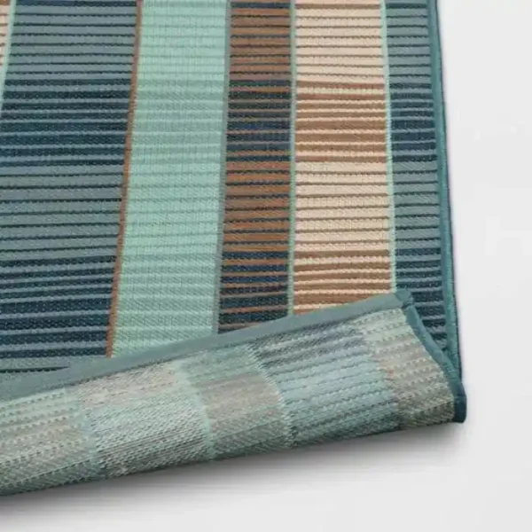 Vertical Stripes Outdoor Rug img 2