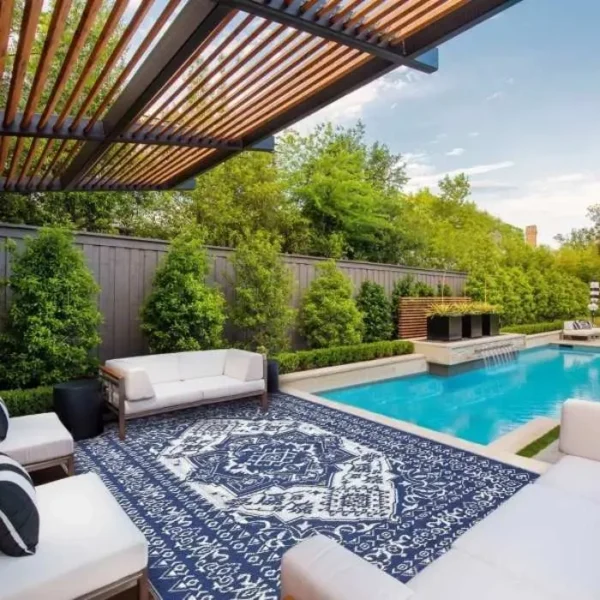 Vintage Patio Outdoor Rug img 1