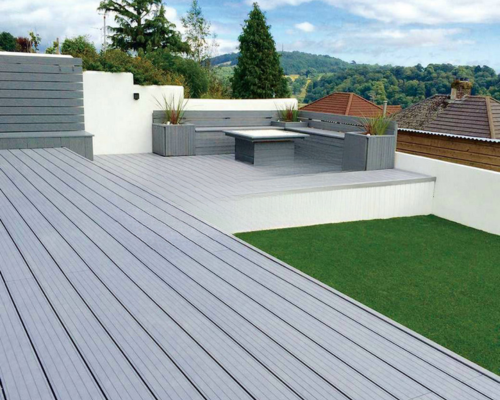 WPC Decking - Hollow Outdoor Composite Wood Decking in Dubai