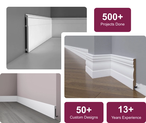 Leading wall skirting boards supplier Dubai