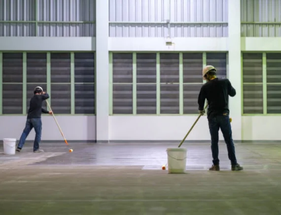 Warehouse Floors self leveling in Dubai