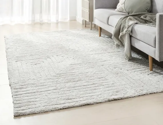 White Blended Carpet in Dubai