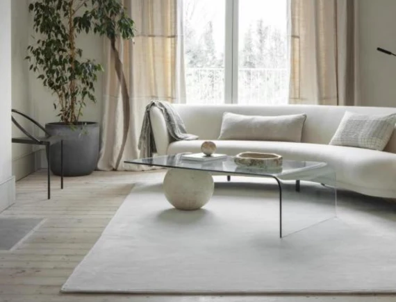 White Velvet Carpet in Ras Al Khaimah