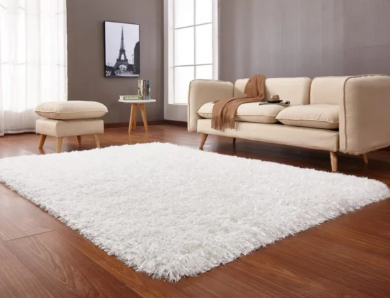 White Wool Carpets Dubai