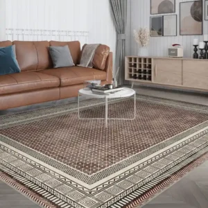Wynn Bordered Washable Turkish Carpet image 3