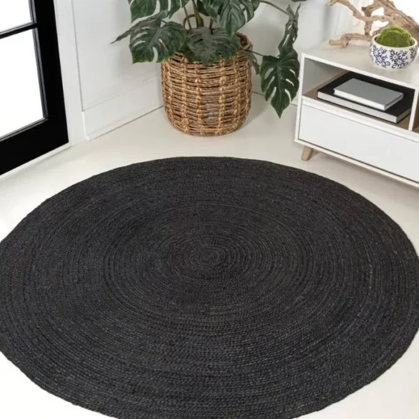 Zara Braided Jute Round Rug