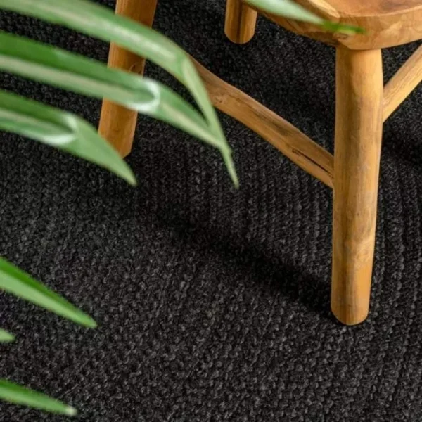 Zara Braided Jute Round Rug img 1