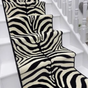 Zebra Print Stair Runner image 3