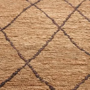 Zohra Diamond Pure Jute Rug image 3