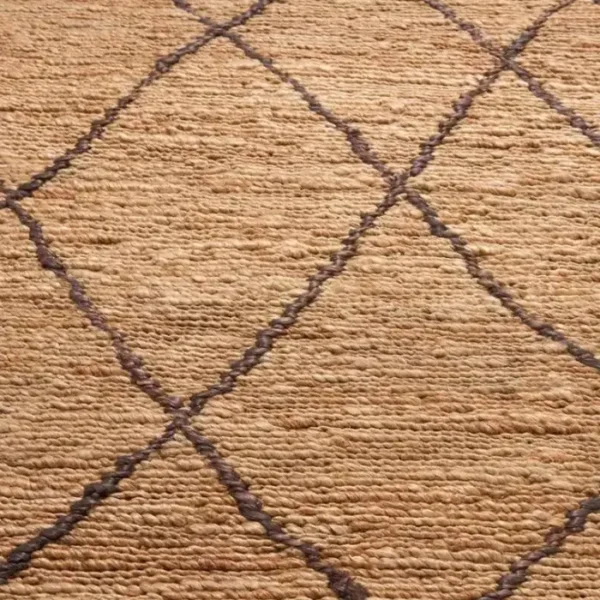 Zohra Diamond Pure Jute Rug image 3