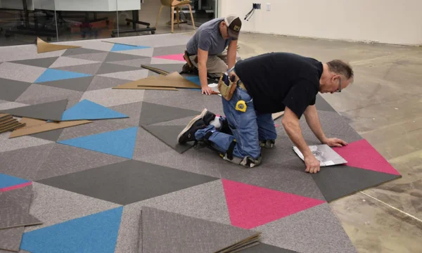 How to Install Carpet Tiles with Adhesive? 6 Carpet tiles installation Services