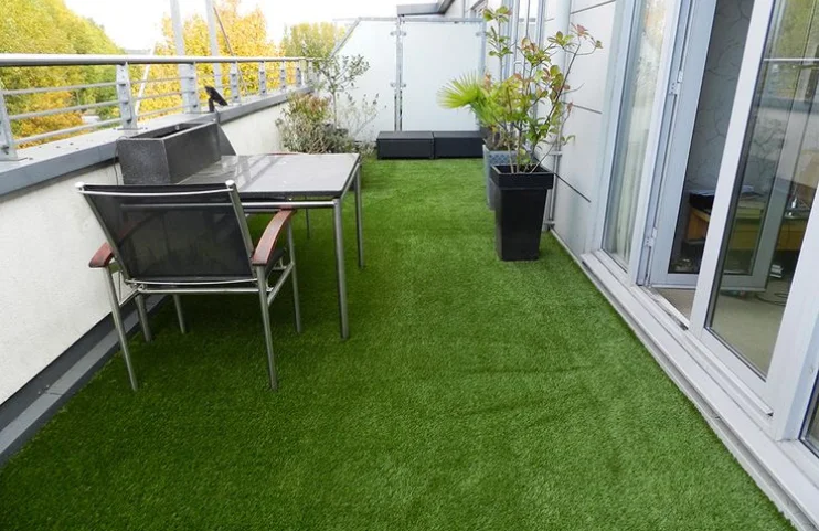 artificial grass fence