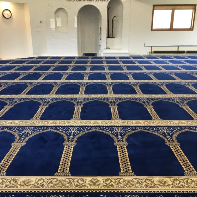 Royal Blue Hira Masjid Carpet