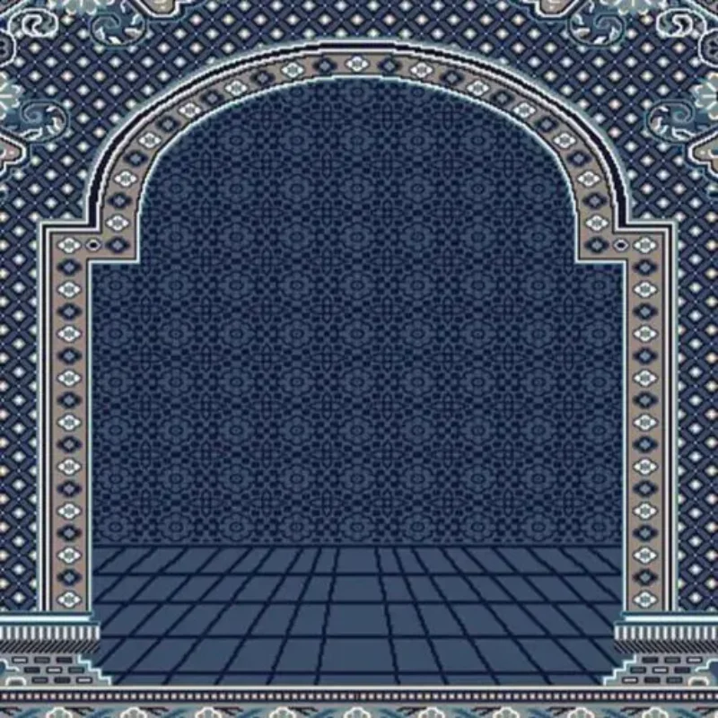 Sky Blue Hira Masjid Carpet