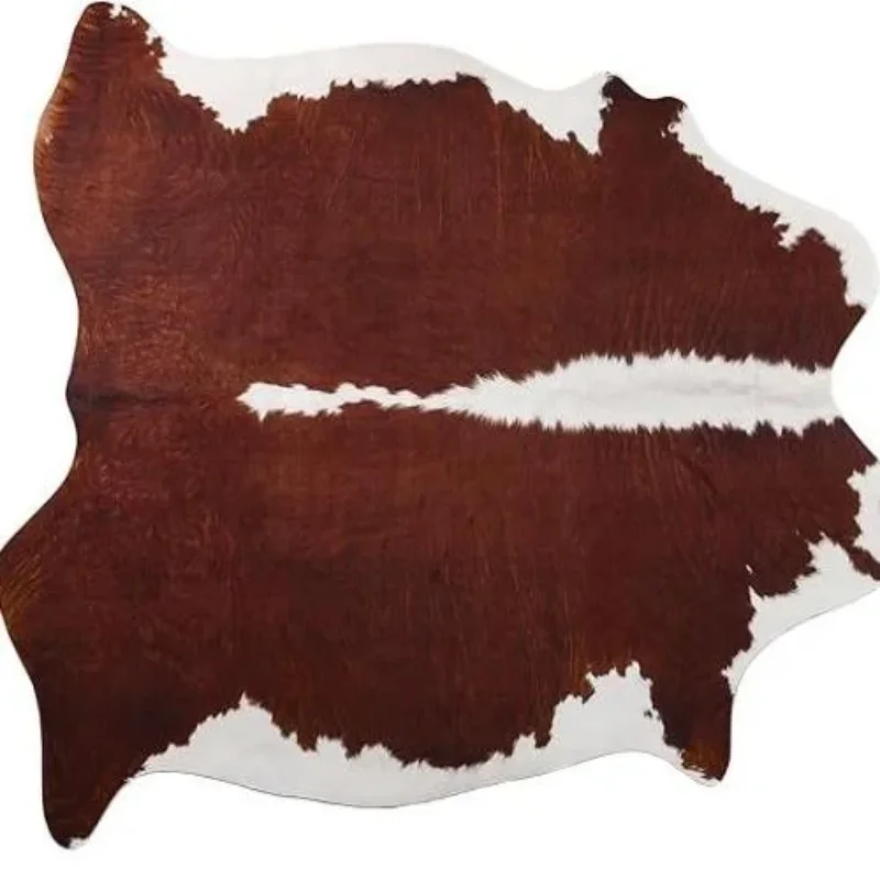 red cowhide rugs