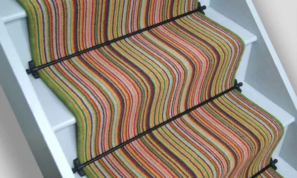Striped stair Carpet