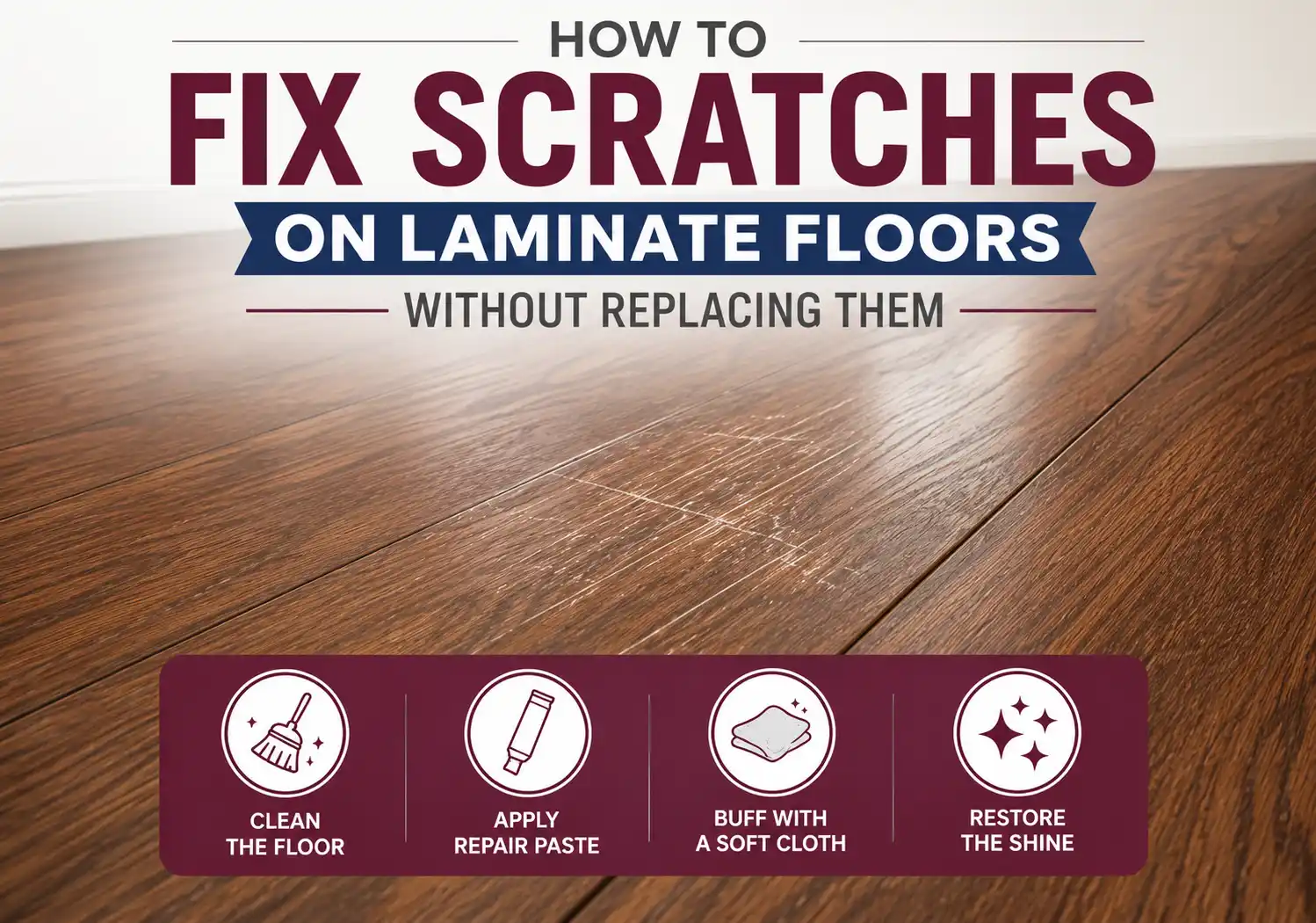 How to Fix Scratches on Laminate Floors Without Replacing Them