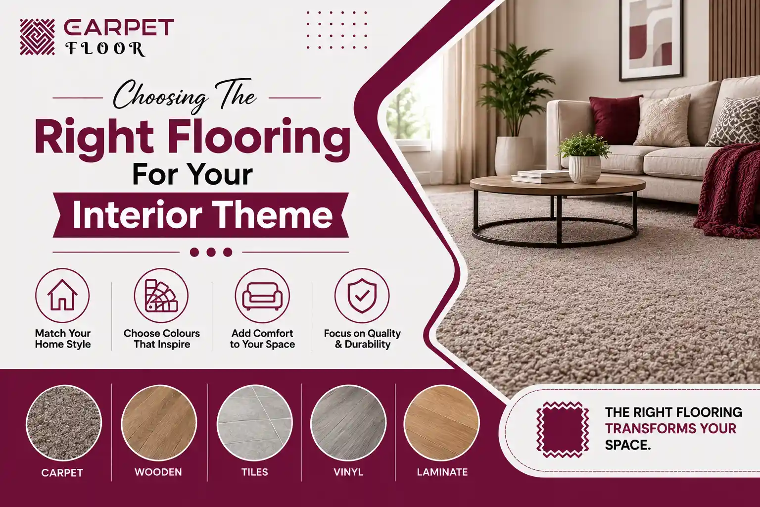 Choosing The Right Flooring For Your Interior Theme