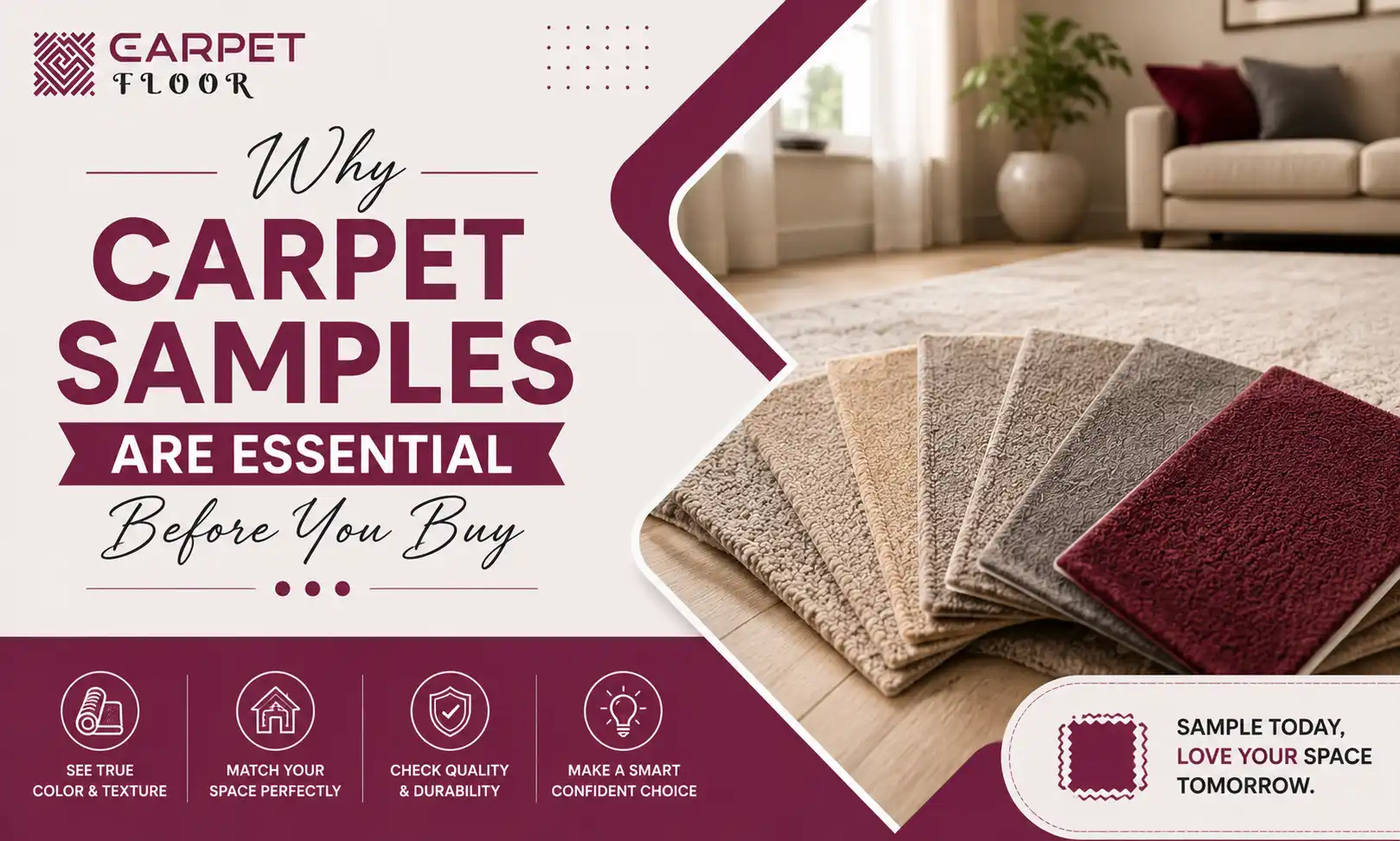 Why Carpet Samples Are Essential Before You Buy