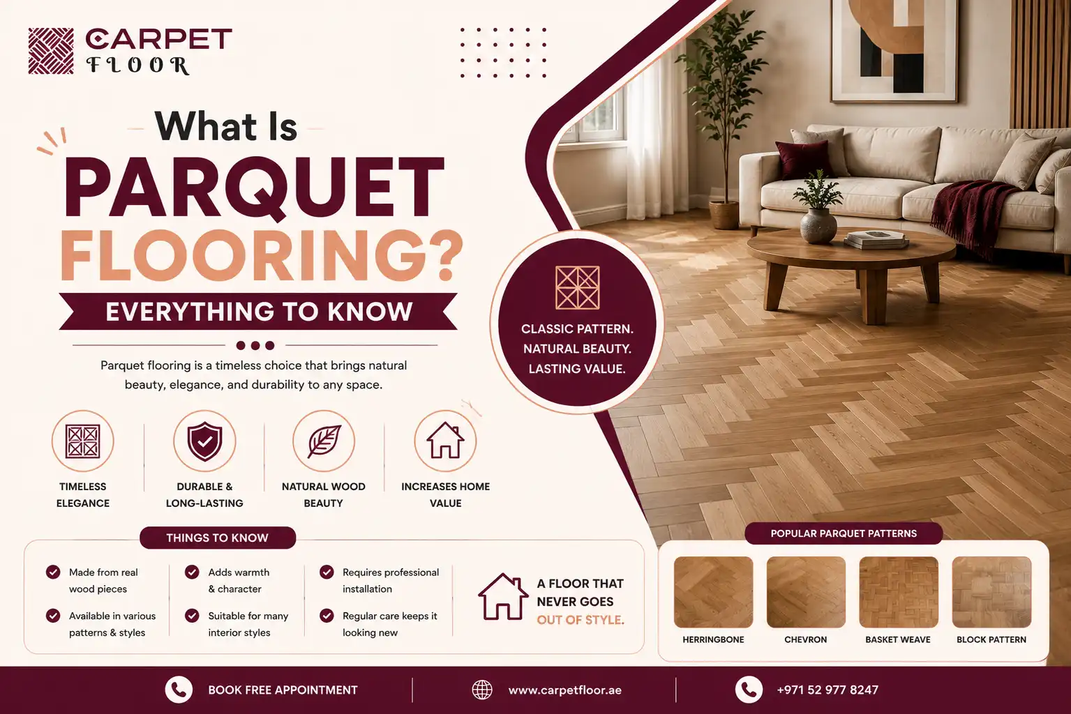 what is parquet flooring dubai