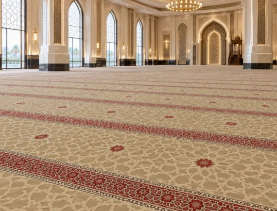 mosque wall to wall carpets in Dubai