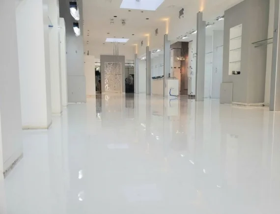 Showrooms epoxy floor painting Dubai