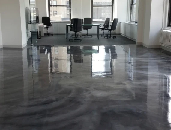 Solid-Colour Epoxy Finish in Dubai