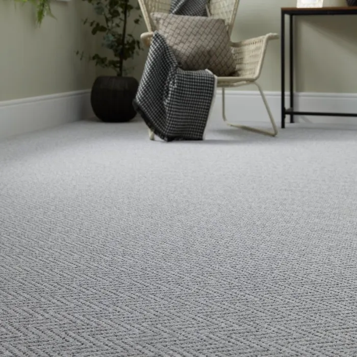 high loop pile grey carpets