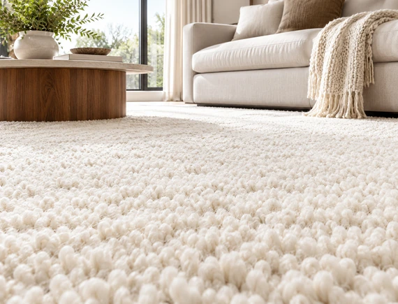 white wool